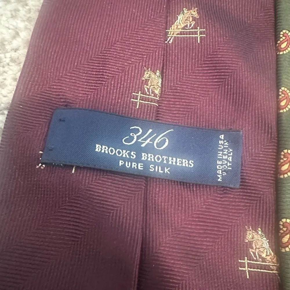 Brooks Brothers Silk Tie Bundle (2 included)